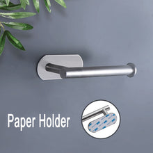 Load image into Gallery viewer, Kitchen Organizer Paper Towel Holder Cling Film Cutting  Holder Sauce Bottle Tin Foil Paper Storage Rack Kitchen Shelf
