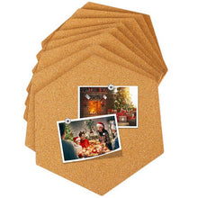 Load image into Gallery viewer, Hexagonal square circle Wooden Letter Note Board Message Board Home Photo Wall Decor Office Home Decoration
